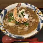 木灰そば太陽人 - 海老豚汁そば