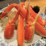 割烹　桶田 - 茹でずわい蟹