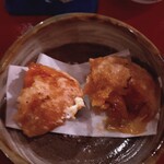 新奈 - あんぽ柿クリームチーズの天婦羅