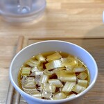 麺屋 松もと - 昆布水つけ麺　塩　¥1,000