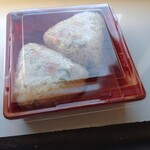 坂口家 うまづら - おにぎりしてもらい、お持ち帰りにします。