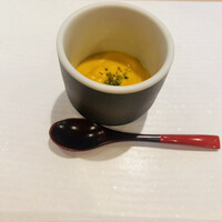 つきじ鈴富 ホテルニューオータニ店 - かぼちゃのスープ