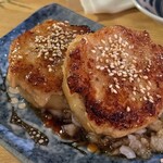 花葉根 - 厚切りレンコンつくね焼き