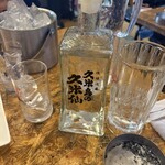 酒のみ屋 魚久 - 久米仙ボトル