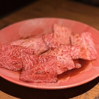 和牛とタン 焼肉 とみ 新橋本店 - ✳︎特選牛4種（うわミスジ・ソトモモ・肩ロース・トウガラシ）