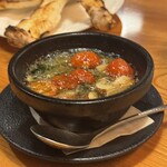 ピザダヴィンチトウキョウ - シラスアヒージョ（アオサ入り）