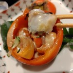 San Chuu - 蛸と柿のデザート