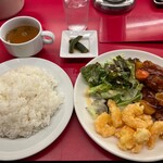 南海飯店 - サービスランチライス大