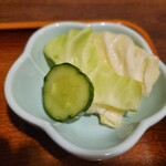 魚とめし かねむ食堂 - ｢お新香｣！