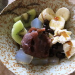 自宅でのあんみつ