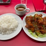 南海飯店 - 日替鶏のチリソース