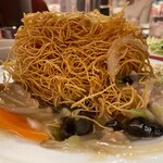 南海飯店 ハイハイ店 - 皿うどんの麺