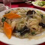 南海飯店 ハイハイ店 - 皿うどん