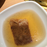 天壇 赤坂店 - 焼いたお肉を特製スープへ…