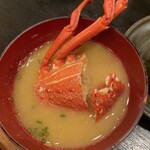居酒屋 桧乃鳥本店 - 伊勢海老の味噌汁