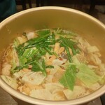 ガクオン食堂 - おかわりのもつ鍋が完成！<拡大> (2025.11.18)