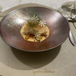 Maison DIA Mizuguchi - ・淡路桜鯛／あさりサフラン／春キャベツ