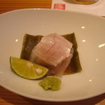 鮨 志の助 - 平目の昆布〆