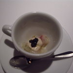 黒鯛のタルタルとキャビア　