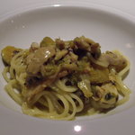 リストランテ カノフィーロ - 七面鳥のアローストと芽キャベツのキタッラ