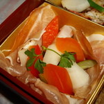 ア・ラ・プラージュ - ④パルマ産生ハムと特製ピクルス