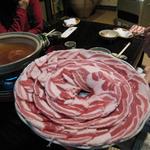 平野屋 - ぼたん（猪肉）　ちょっとトップが欠けてますが・・