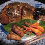 平野屋 - 鮒の甘露煮と松茸