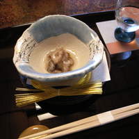 祇園 京料理 花咲 - なまこのみぞれ和え