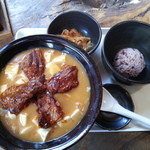 風遊斎 - カラサン豆腐スバセット（１０００円）です。２０１４年１０月