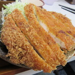 とり安食堂 - ビッグサイズの【チキンカツ】♪