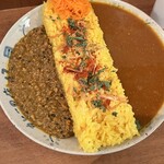 カレーの店 八月 - ✅八月カレー&あいびきキーマカレー¥1.580
　※ご飯大盛り無料
　※キャッシュレス決済可能〜先会計