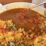 カレーの店 八月 - ✅八月カレー&あいびきキーマカレー¥1.580
　※ご飯大盛り無料
　※キャッシュレス決済可能〜先会計