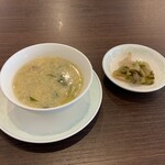 中国料理 藍海 - 卵スープ