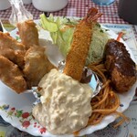 洋食ライスハウス - おすすめセット（メインプレートアップ）