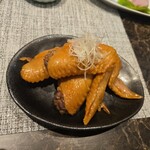 旬処 栄 - 特製甘タレの手羽先煮付け(･ω･｀*)