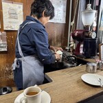 コーヒー網兼 - 