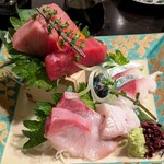 九州料理二代目もつ鍋わたり - お造り盛合せ