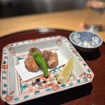 銀座 青天 - ふぐの唐揚げ