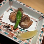 銀座 青天 - ふぐの唐揚げ