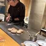 銀座 青天 - 椎茸のソテー ～かぼす醤油添え～