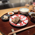 銀座 青天 - 黒毛和牛サーロインの薄焼き