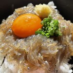 田子の浦港 漁協食堂 - 赤富士丼(生しらす漬け丼)up