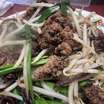 天華 - ニラレバ炒め1100円