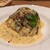 鉄板焼き Oribe - 料理写真:〈グリル〉キャベツのステーキゴルゴンゾーラチーズOribe焼き　ハーフ