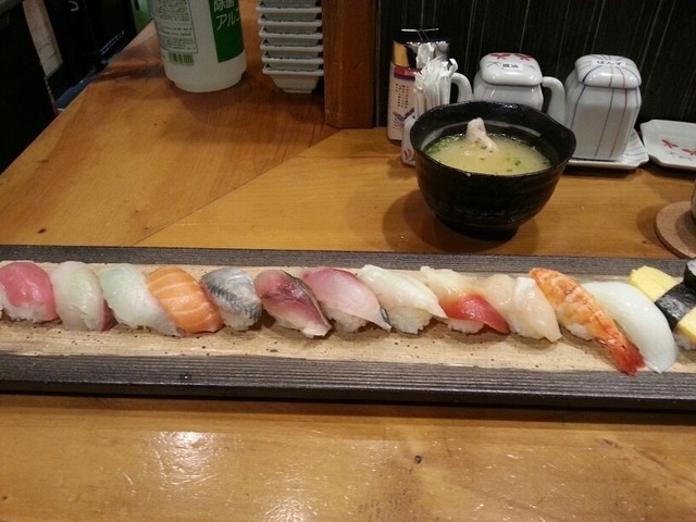 寿司ランチ15貫 700円はお得すぎる 腹一杯 By スープカレーダイバー 魚たつ 五島町 寿司 食べログ