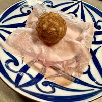 草片 - 生姜のたこ焼き 生ハム包み