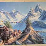 ネパリ - 壁に飾ってあった絵