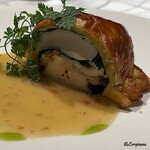 プチレストラン ブーケ・ド・フランス - アワビと帆立貝柱のパイ包み焼