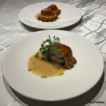 プチレストラン ブーケ・ド・フランス - アワビと帆立貝柱のパイ包み焼