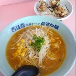 どさん娘 - 料理写真:カレーラーメン・から揚げ丼セット 1,000円